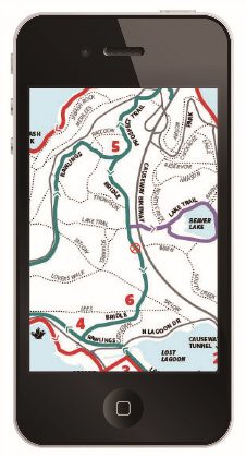 Sample map in phone image