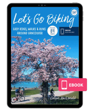 eBook cover of the Let's Go Biking Vancouver book