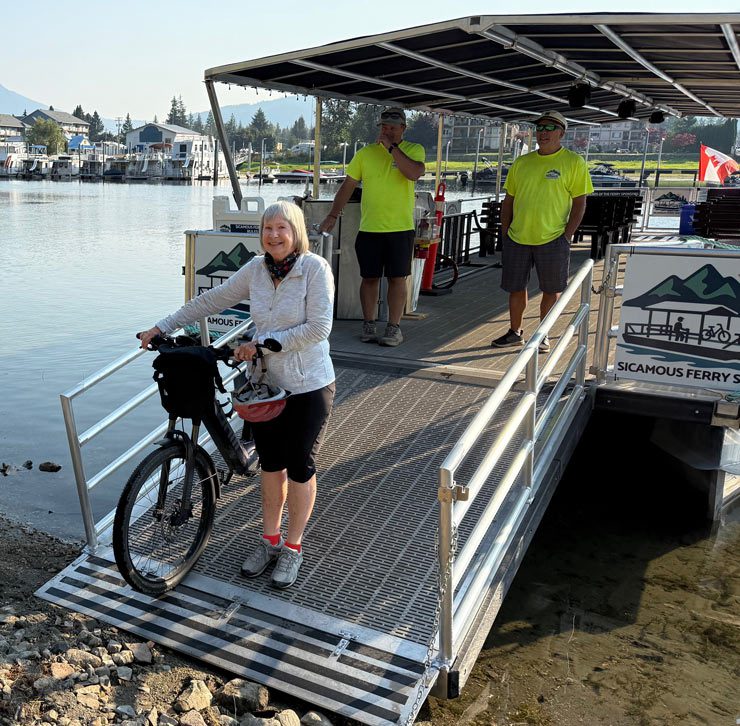 Shuswap Rail Trail, Okanagan cycling, Sicamous bike ride, Let's Go Biking